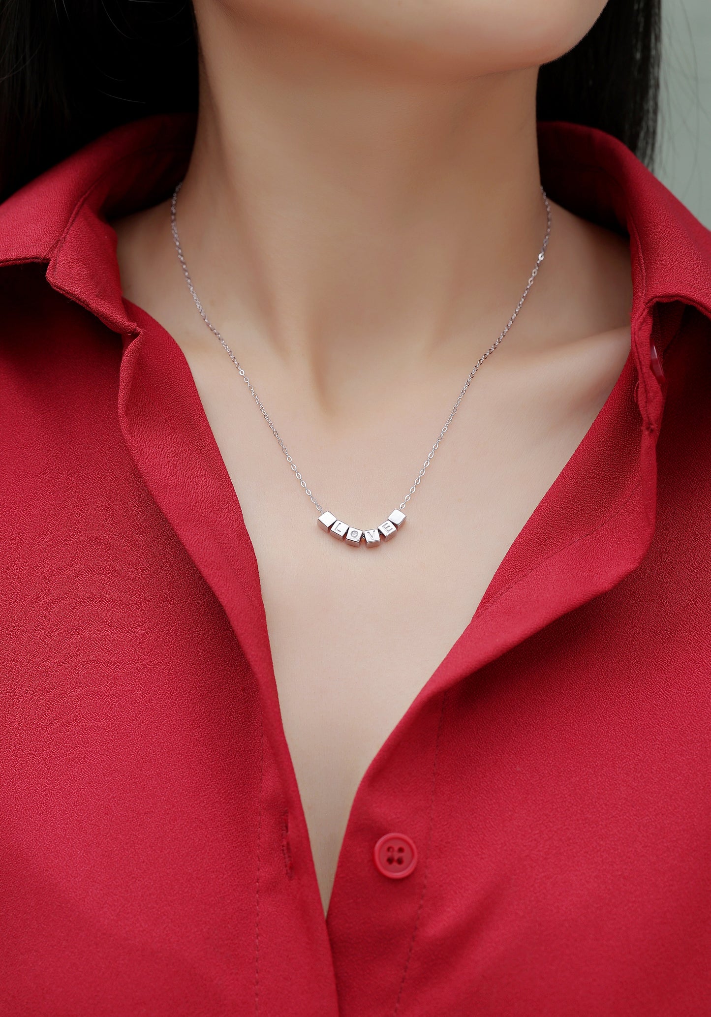 Moissanite Necklace 925 Sterling Silver-Necklace-DH COMPANY-1.0 ct-Dreamhjewlry