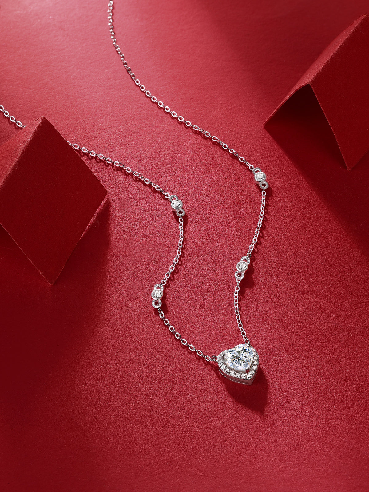 Moissanite Necklace 925 Sterling Silver-Necklace-DH COMPANY-1.0 ct-Dreamhjewlry