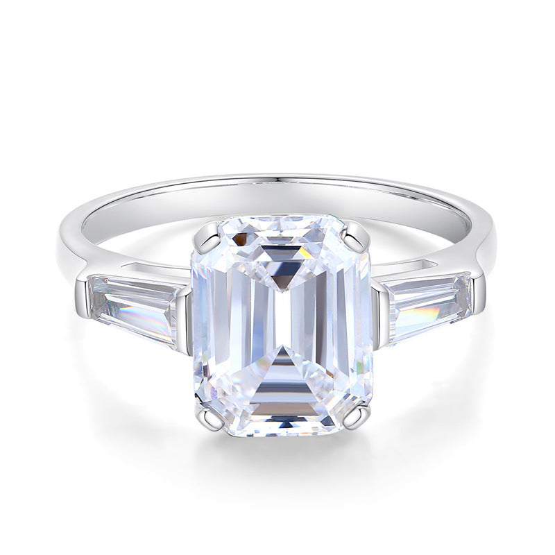 Emeral Cut Engagement Ring