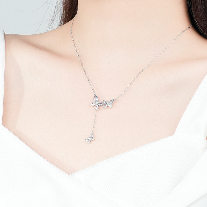 925 Silver Butterfly Necklace