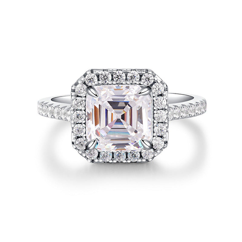Asscher Cut Engagement Ring