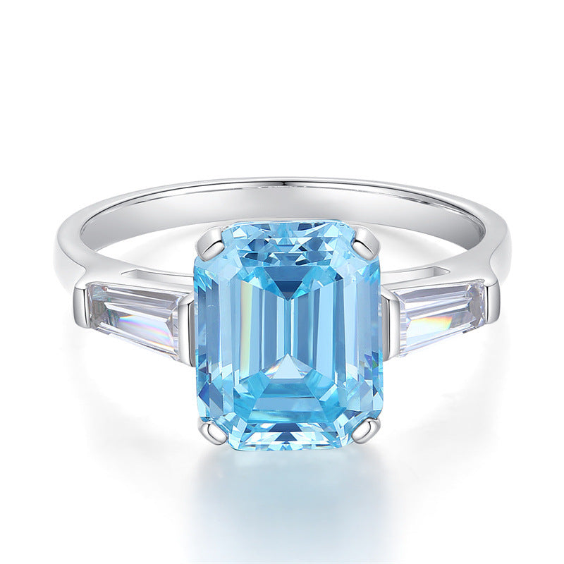 Emeral Cut Engagement Ring
