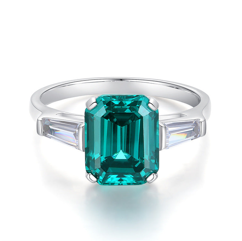 Emeral Cut Engagement Ring