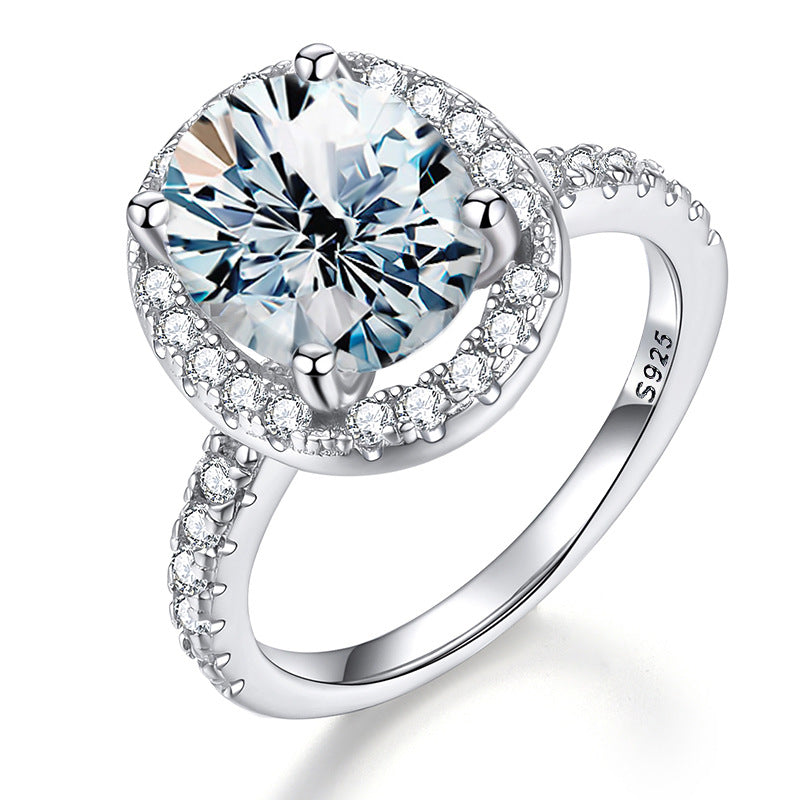 Engagement Moissanite Diamond Ring