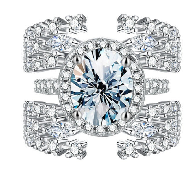 Engagement Moissanite Diamond Ring