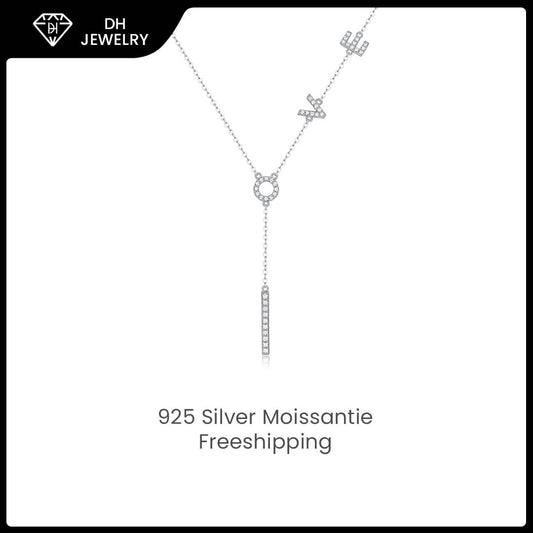 Moissanite Necklace 925 Sterling Silver-Necklace-DH COMPANY-1.0 ct-Dreamhjewlry