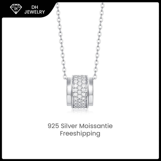 Moissanite Necklace 925 Sterling Silver-Necklace-DH COMPANY-1.0 ct-Dreamhjewlry